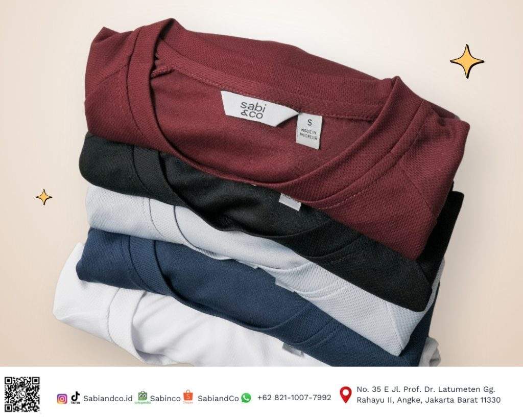 Kaos Polos Premium di Jakarta