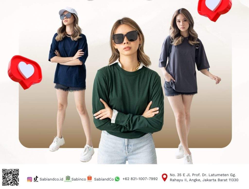 Kaos polos atau kaos bermotif mana yang cocok