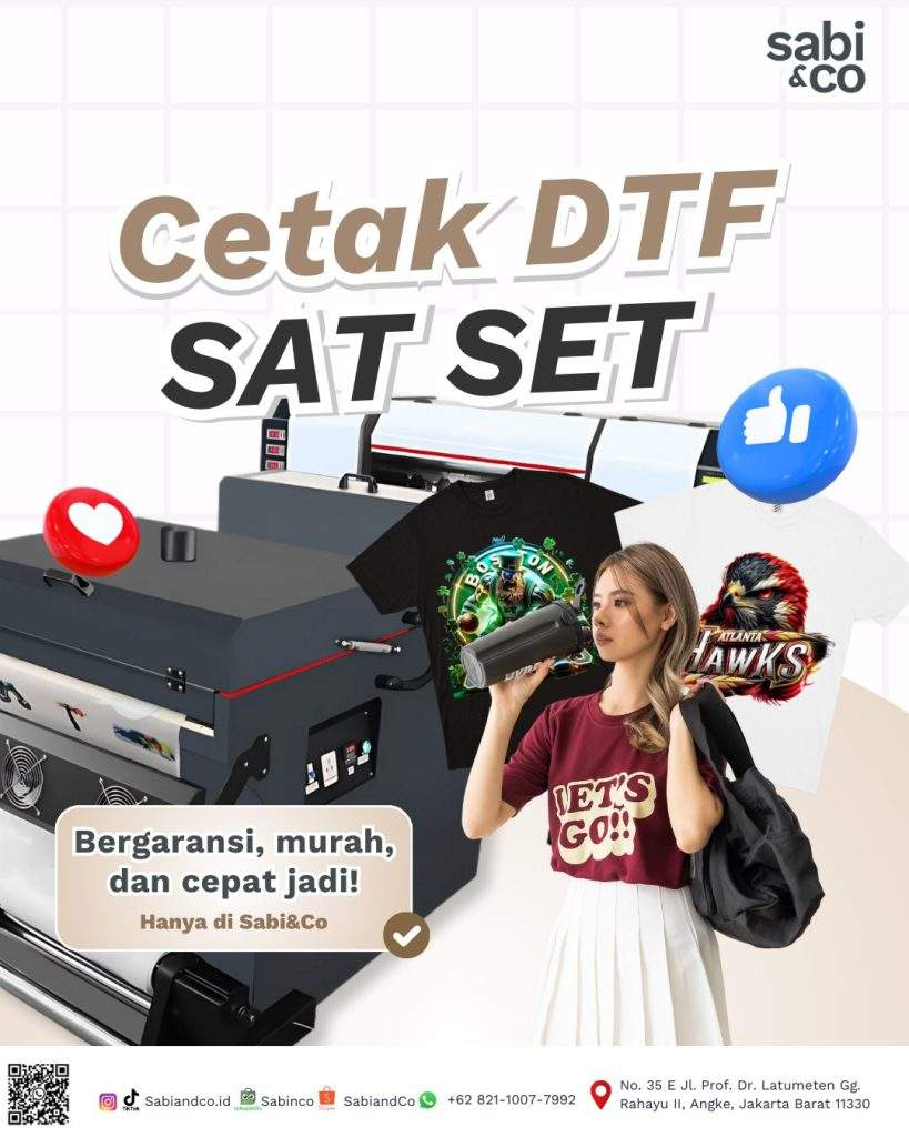 Langkah-Langkah Sablon DTF