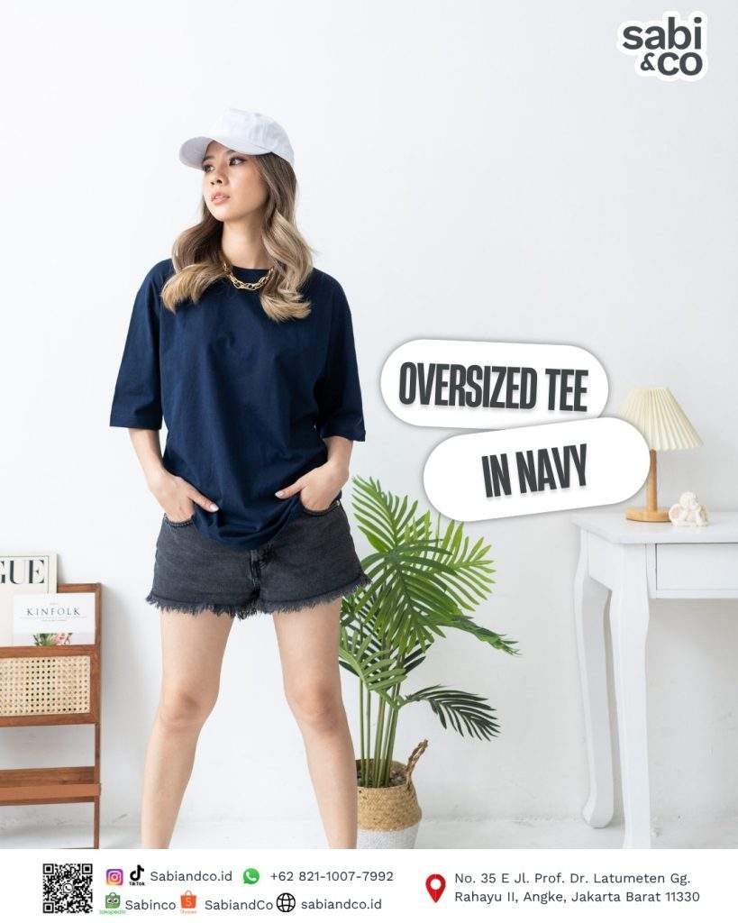 Kaos Polos Oversize vs Slim Fit