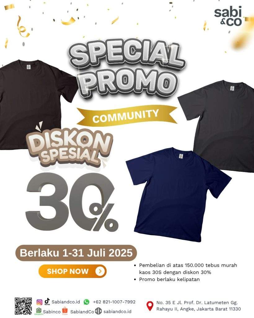 Kaos Polos dengan Harga Terjangkau