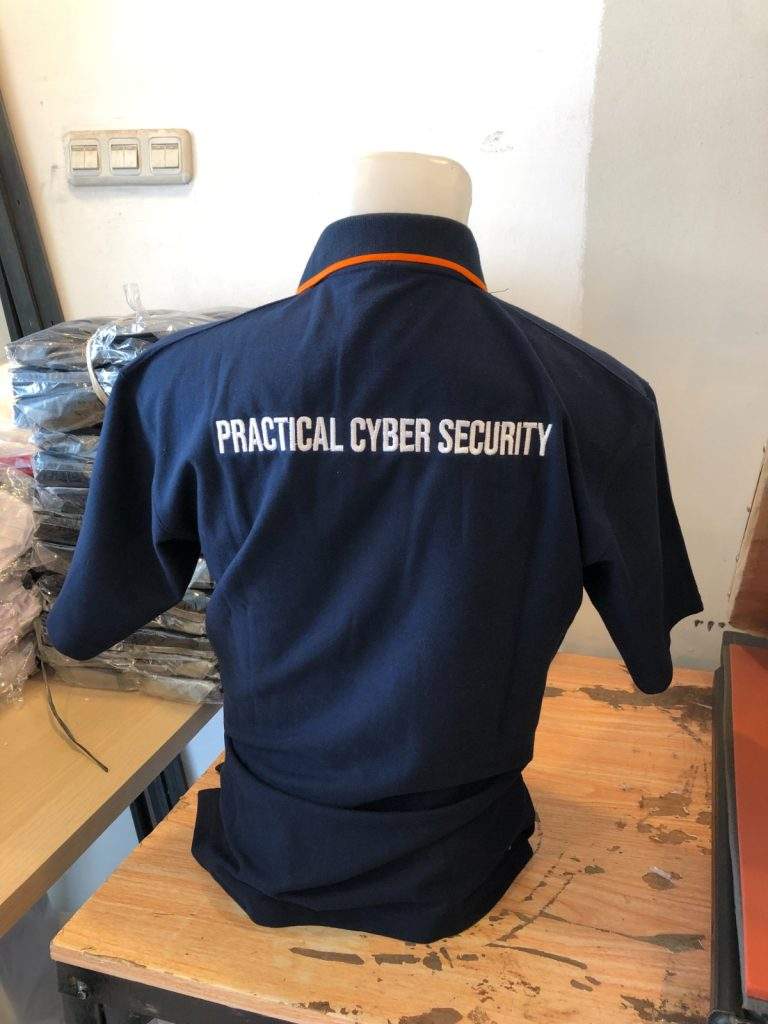 Bordir bagian belakang