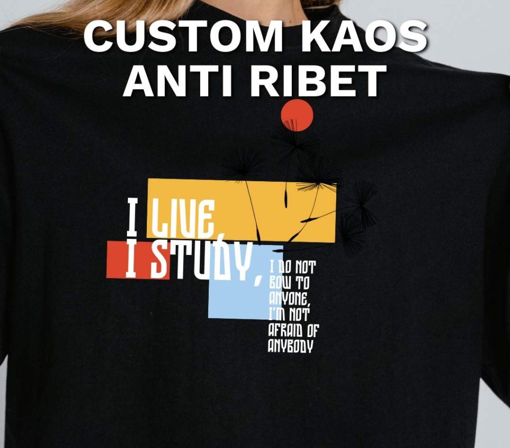 Heat Transfer Teknik Custom Kaos Polos