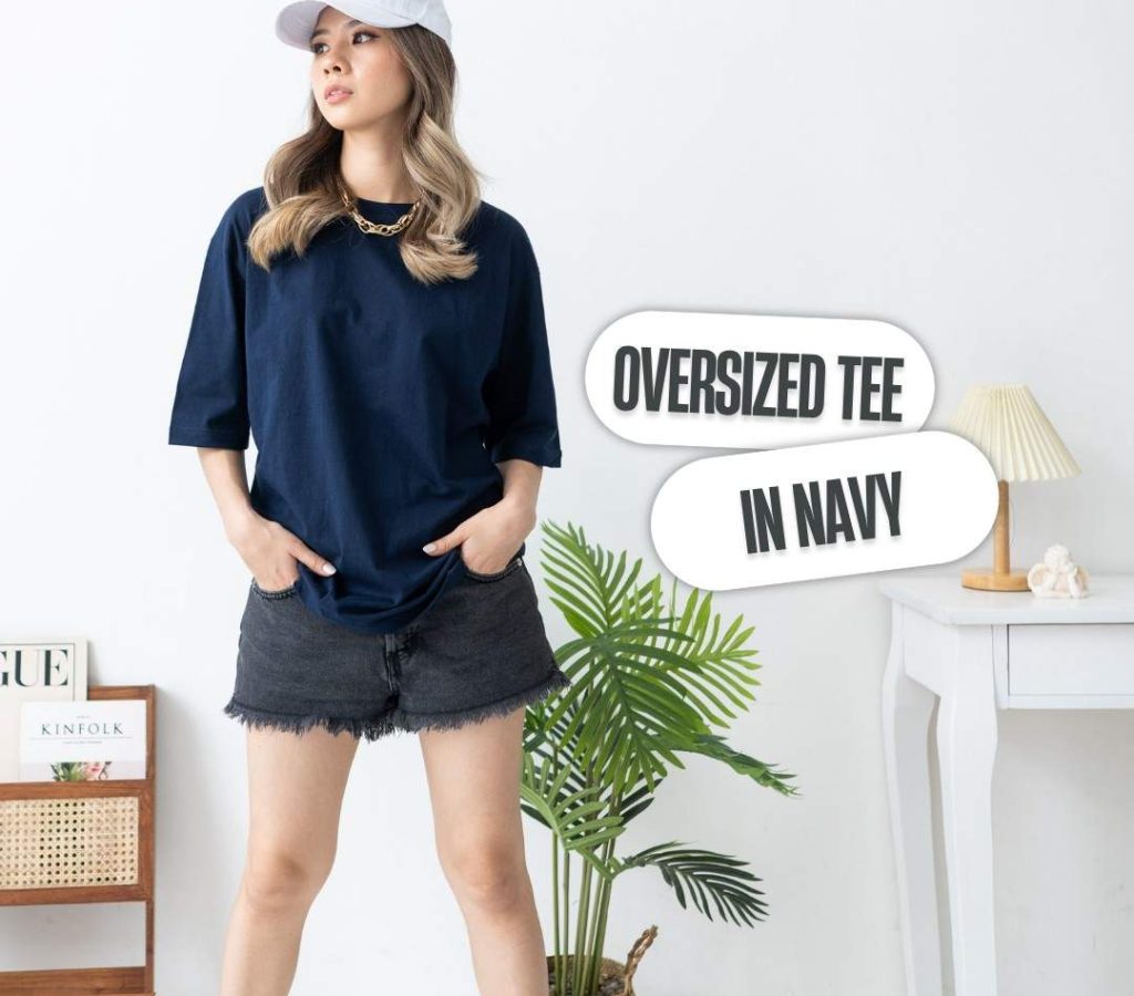 Kaos Polos Oversize vs Slim Fit